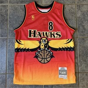 Mitchell & Ness NBA Atlanta Hawks Steve Smith Fadeaway Swingman Jersey Youth XL